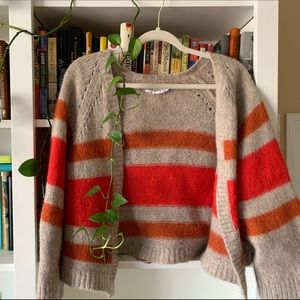 Anthropologie thick cozy wool sweater